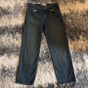 Lee Men's Dark Blue Straight Jeans